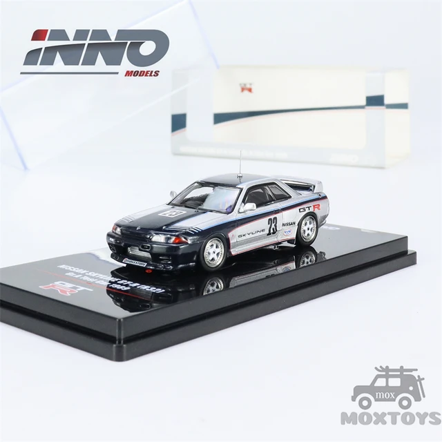 INNO 1:64 NISSAN SKYLINE GT-R (R32) Gr.A Test Car 1989 Diecast Model Car -  AliExpress