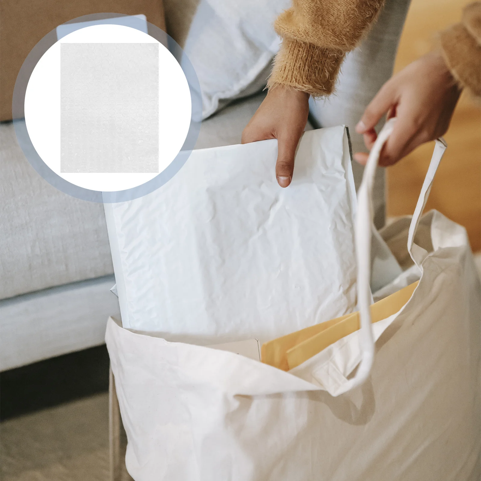 100 Uds. Bolsas de burbujas para sobres, bolsas gruesas, amortiguación protectora para bolsas de embalaje de envío