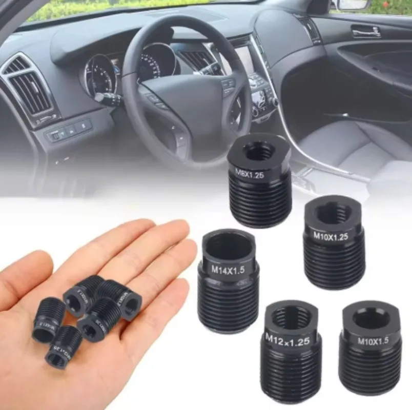 Universal Aluminum Alloy Shift Knob Adapter for Manual Automatic Car Fit M12 M10 M8 Threaded Converter for Gear Shifter Stick