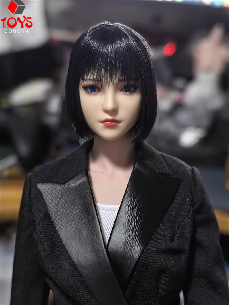 YMTOYS YMT101 1/6 หัวหลิวสาวงามเอเชีย รุ่นแกะสลัก ตาขยับได้ ขนาด 12 นิ้ว ผิวขาว ตุ๊กตาแอ็คชั่นฟิกเกอร์ทหารหญิง