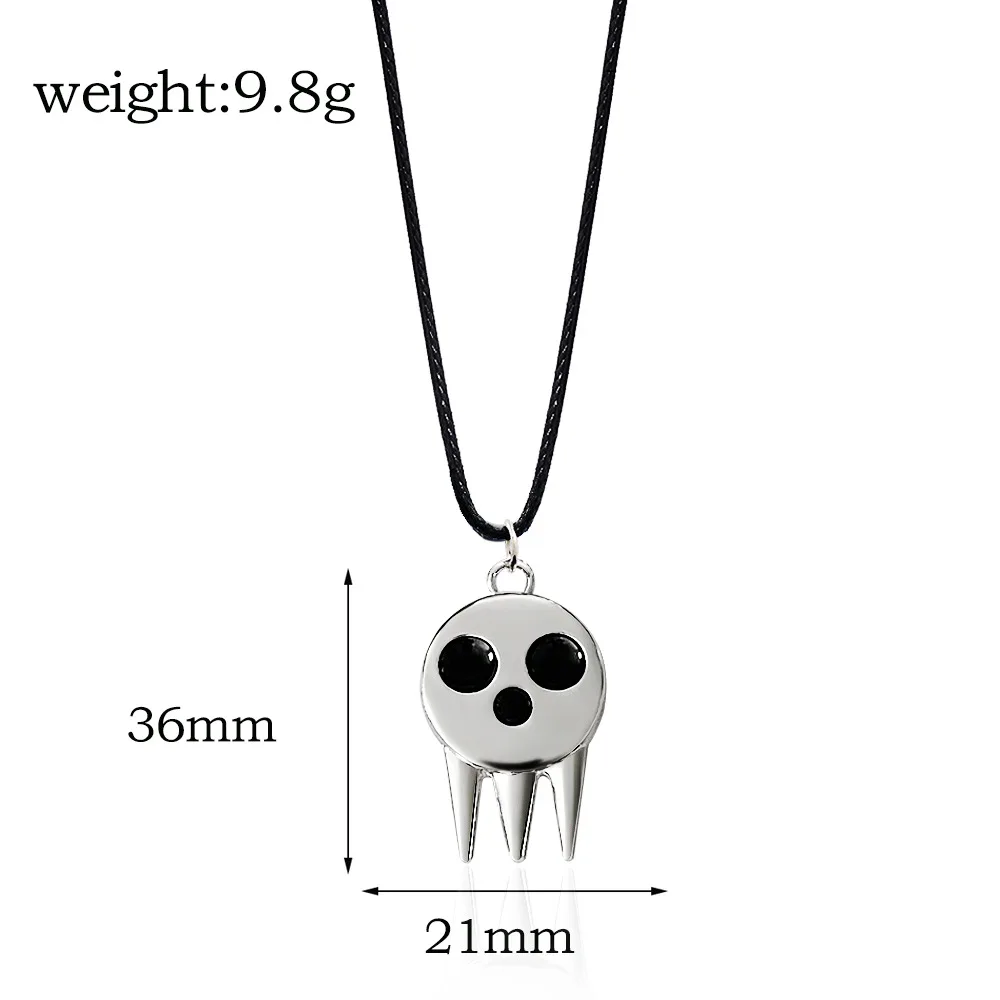 Anime Soul Eater Death the Kid Stuff Halloween Party Kostüme Zubehör DIY Schädel Schmuck Spiel Mond Sonne Pins Fans Sammlung – Detail 9