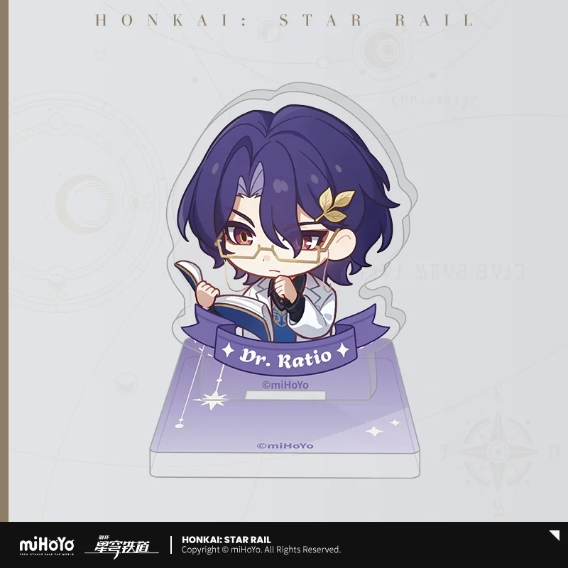 Sunsyea Honkai Star Rail Official Merch miHoYo Original Authentic Nameless Medal Series Acrylic Seal Ornament Sunday Robin