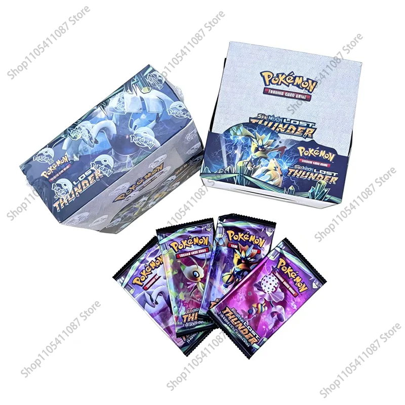 

360Pcs Pokemon Card Sun Moon Lost Thunder English Version Pokemon Booster Battle Transaction Card