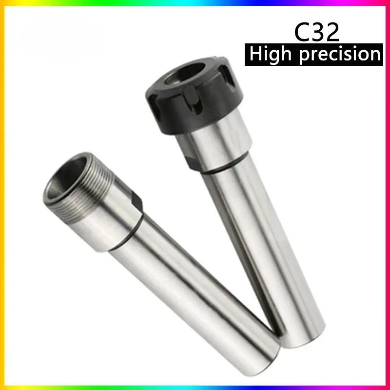 NEW High precision 0.003 C32 ER32 ER25 100L 150L 200L Straight Shank Extension Rod ER Collet Chuck Tool holder For Lathe Milling