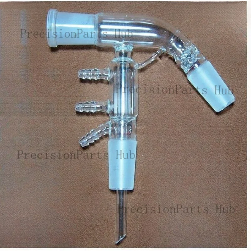 24/40 Micro Stills Glass Vertical Spinning Fractionation Head Grinding Port Connection