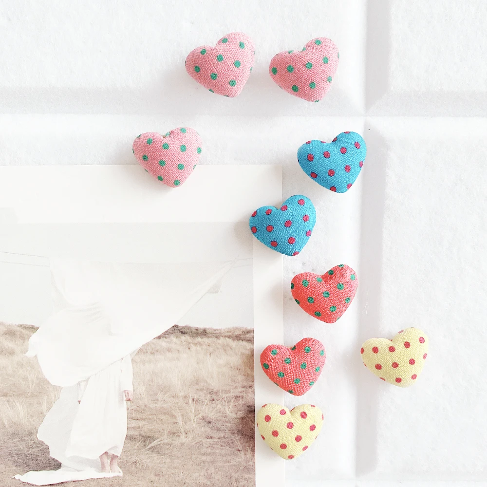 30 pcs heart shape Push Pin Cute Decorative Thumbtacks Photo Memo Note Drawing Pins Multi-Functional Pushpin Tool Cork Board