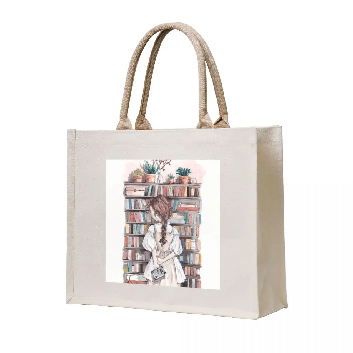 

bookshelf Tote Bag Cloth bags tote bag women tote bag canvas