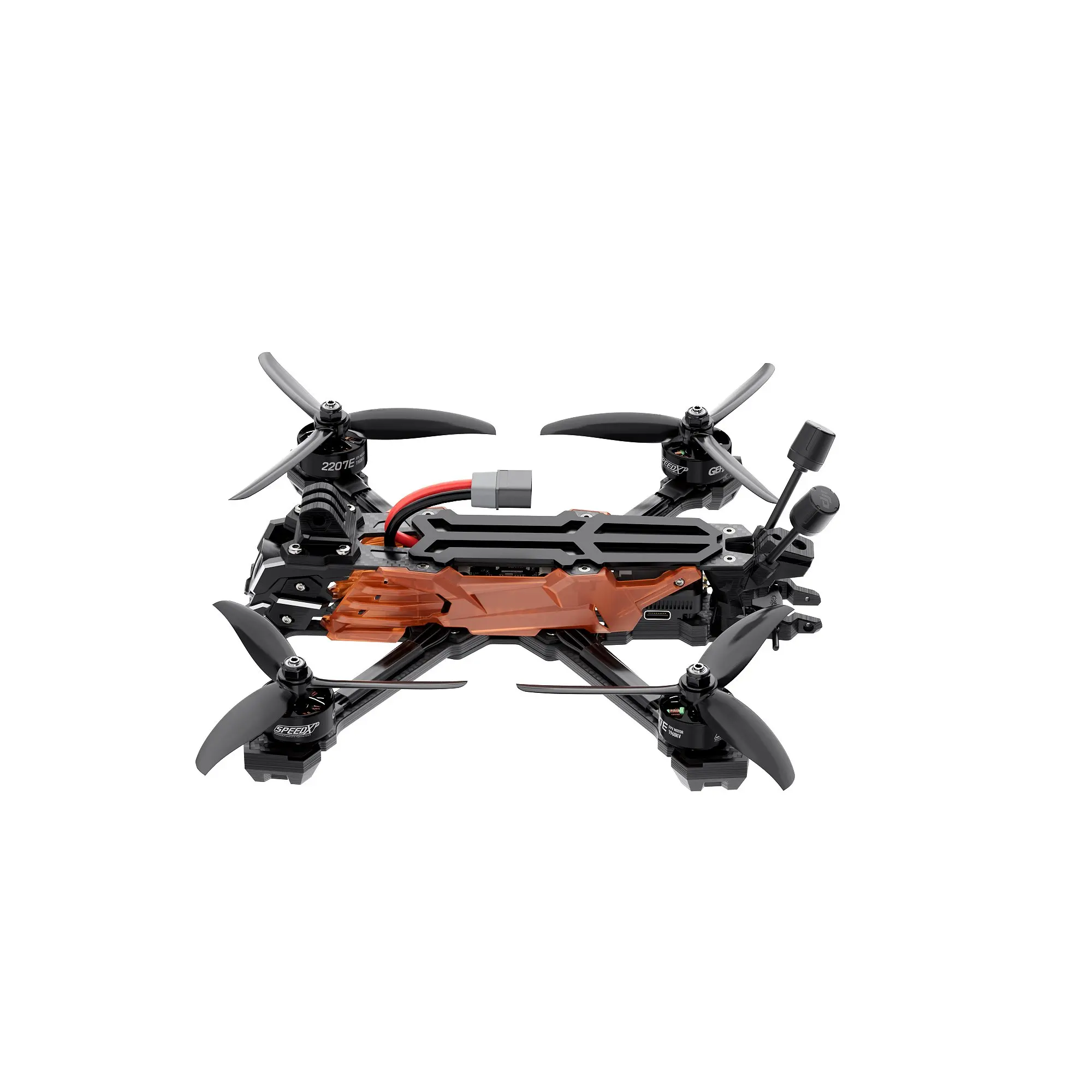 GEPRC Vapor-X5 HD O4 Pro - 5 pouces de large X Freestyle Quad F722 60A O4 unité aérienne Pro 2207E 1960KV 6S