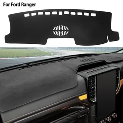 For Ford Ranger T9 2022-2024 Car Dashboard Covers Mat Shade Cushion Pad Carpets Platform Desk Cover Mats Carpets Accessories