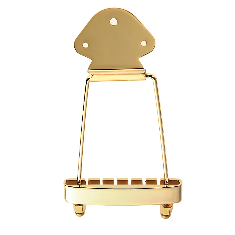 6-String Guitar Bridge Pull Strings Board with Screws Lower Colt String Saddle Stainless Steel String Puller for Acoustic Guitar