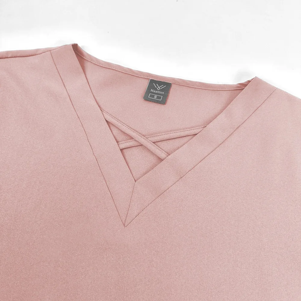 أحدث الزي الجراحي امرأة الطبية ممرضة فرك مجموعة صالون تجميل عمال الطبيب السريري الحيوانات الأليفة ملابس العمل التمريض الملحقات