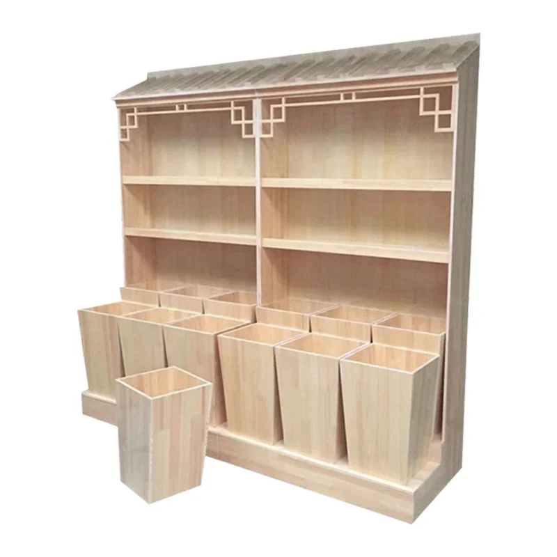 Supermarket convenience multi-functional floor-to-ceiling rice noodles, miscellaneous grains, grains, bulk containers, sol