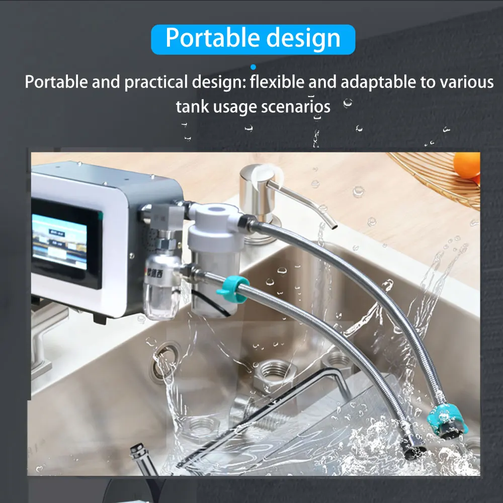 External automatic ultrasonic cleaning machine, hardware mold bowl and chopstick fruit cleaning, filtration system