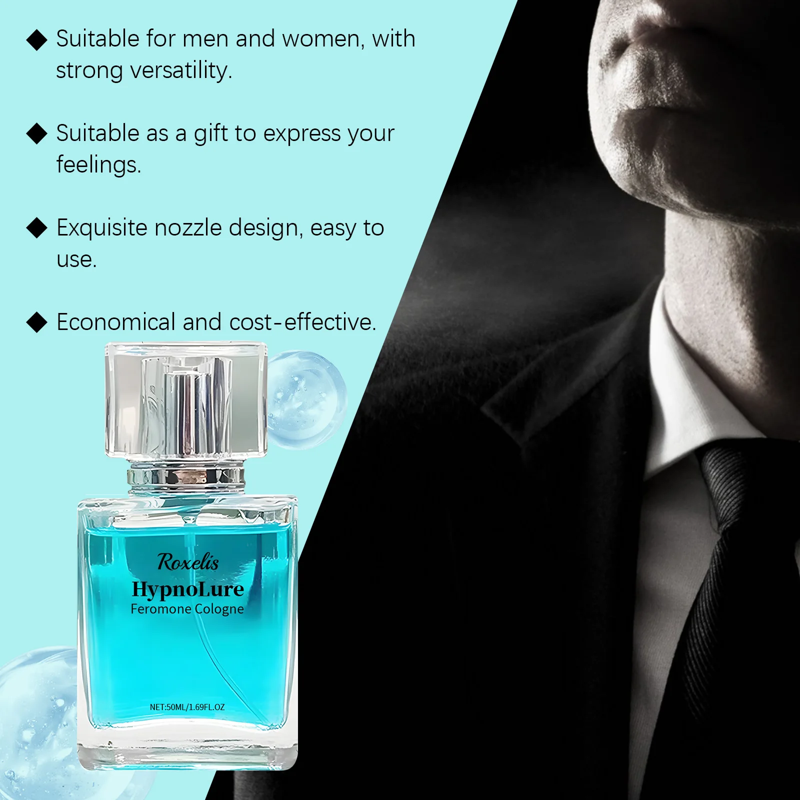 Cologne Men's Perfumes Long Lasting Fragrance Flirting Pheromone Perfume for Men Attract Women Shouw Charms Fragrance Perfume