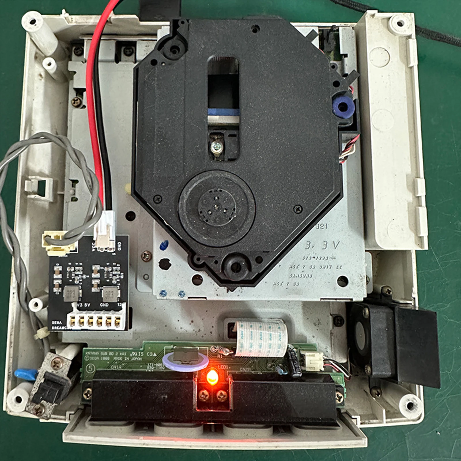 Power Supply Console Board ForSEGA Dreamcast PSU Gaming Accessories Fat Game Console Power Supply Replacement Type C Port