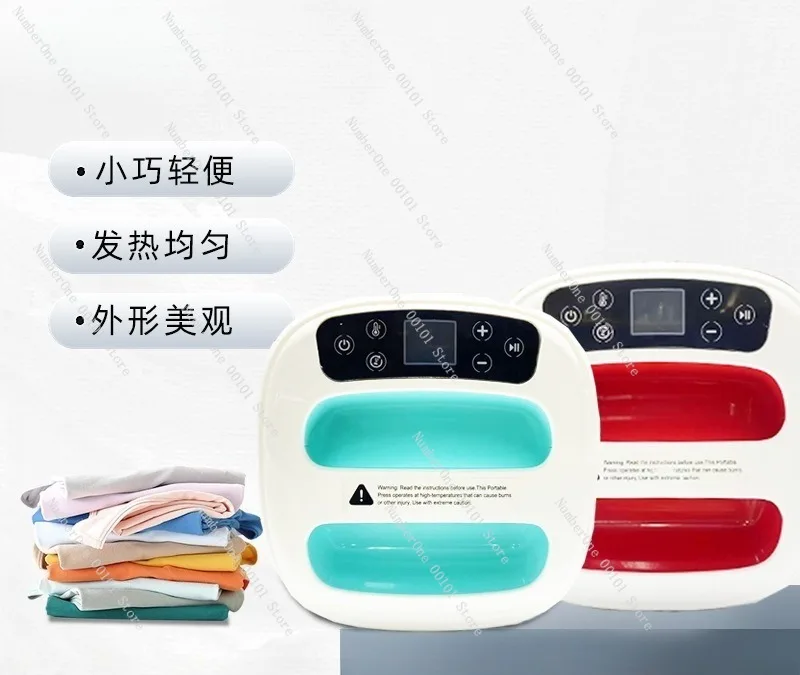 Portable Handheld Heat Press Machine,DIY Clothing Printing Device,Compact Labeling Machine for Home Craft Use