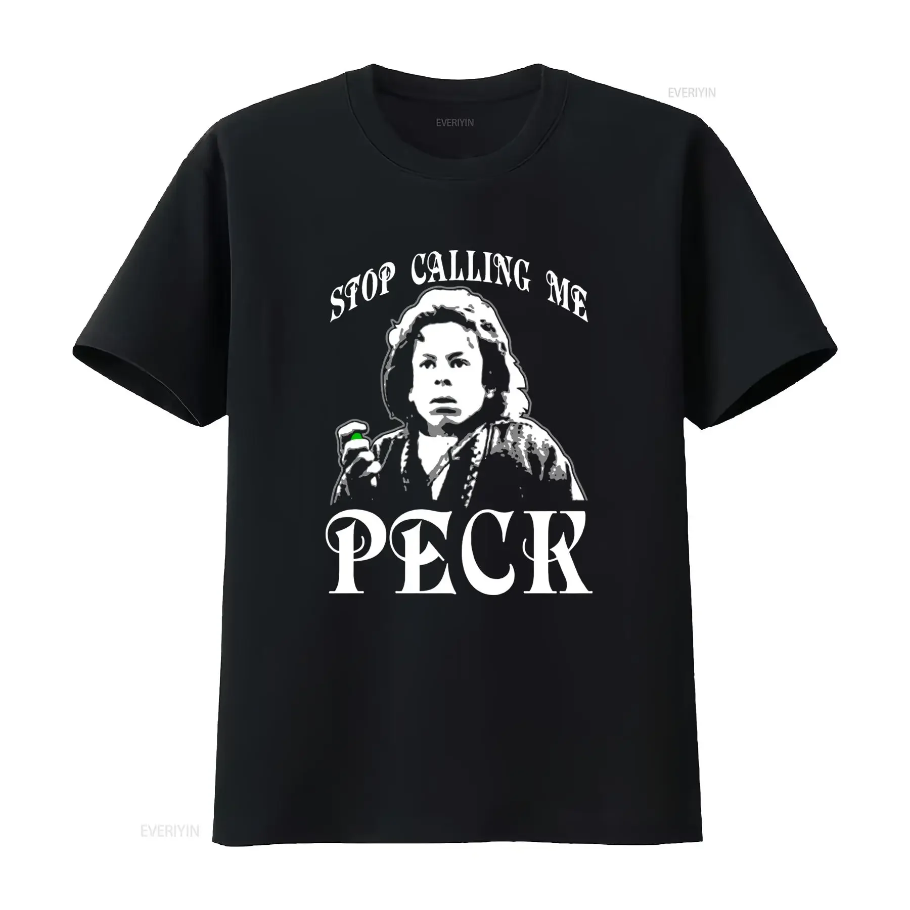 Retro Funny Home Alone Kevin Stop Calling Me Peck Print Casual T Shirt vintage Washed designer clothes Breathable Stylish