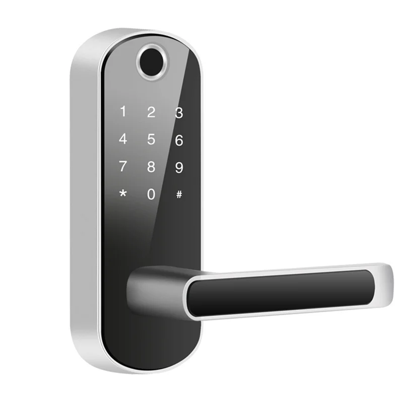 SQPP-Tuya Wifi Smart Fingerprint Door Lock App Remote Control Keyless WIFI Digital Touchscreen Lock NFC IP67