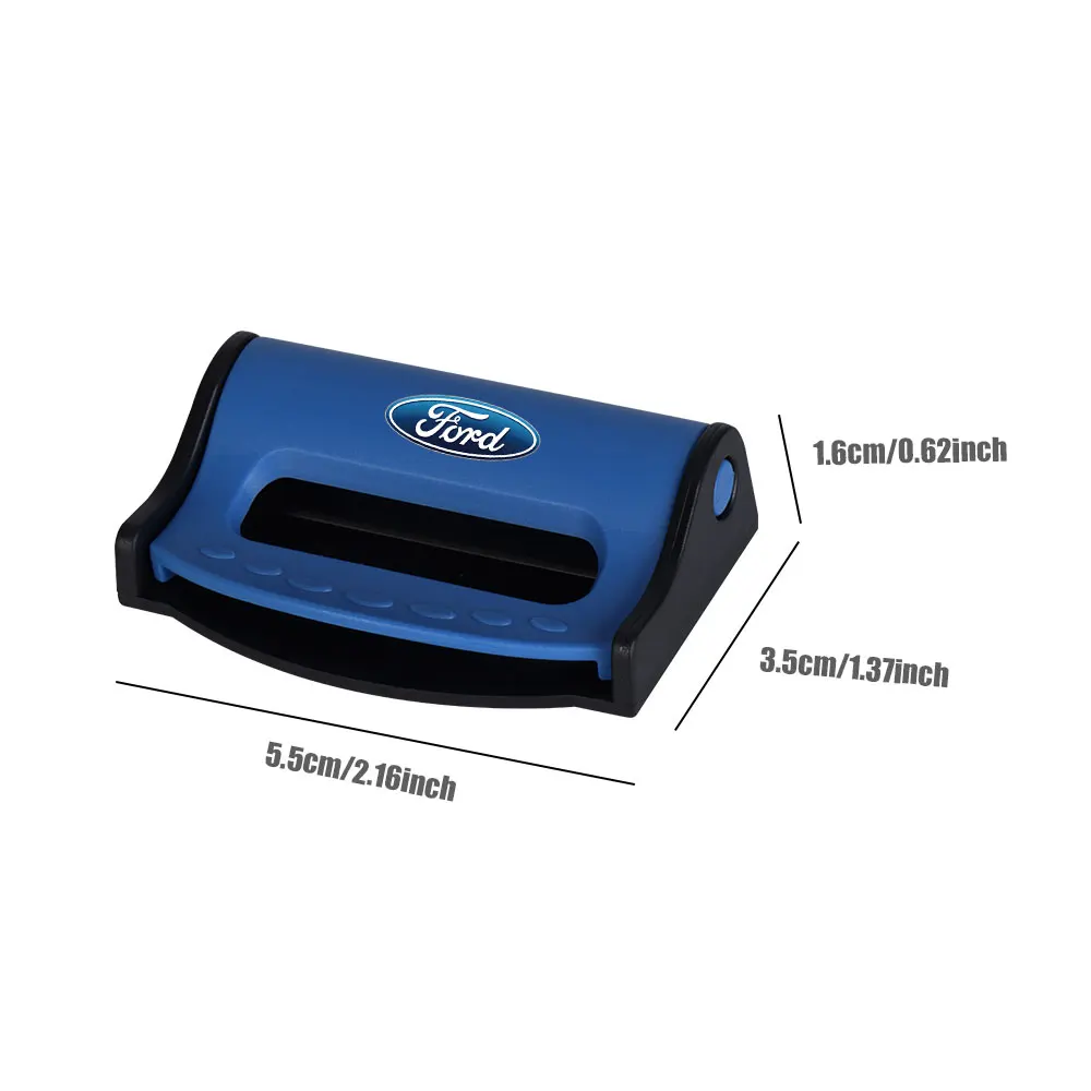 For Ford Focus Fiesta Kuga Mondeo ST Fusion Ranger Mustang Smax Edge Shelby Adjustable Car Seat Belt Limiter Buckle Stopper Clip view 4