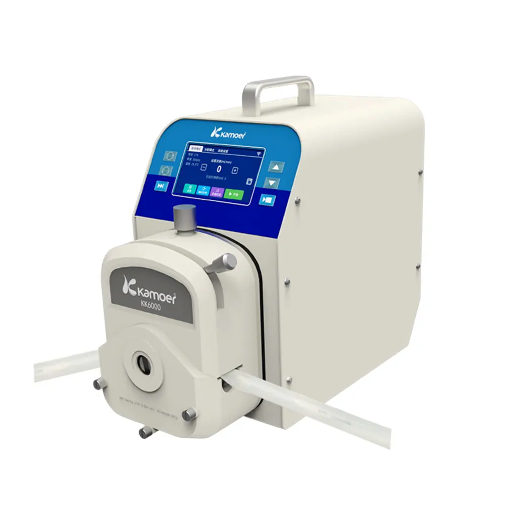 

Перистальтический насос Kamoer M5 12L с высокой скоростью потока и быстрой сменой трубок для дозирования жидкостей