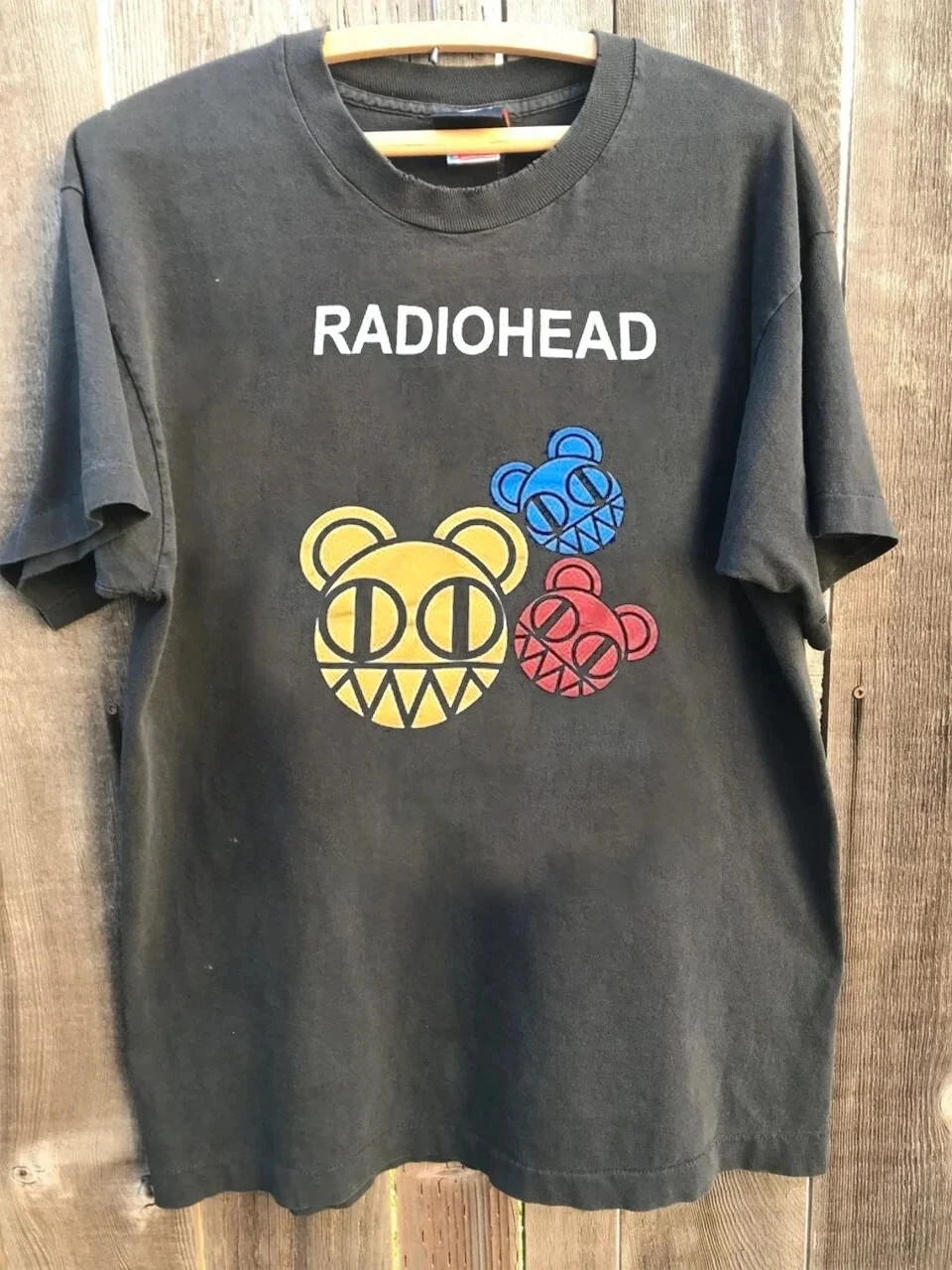 

Radiohead Caribou Tour 2012 T Shirt Black UniSex Concert Graphic American T-shirt Men's Street Short Sleeve Women Cotton Top