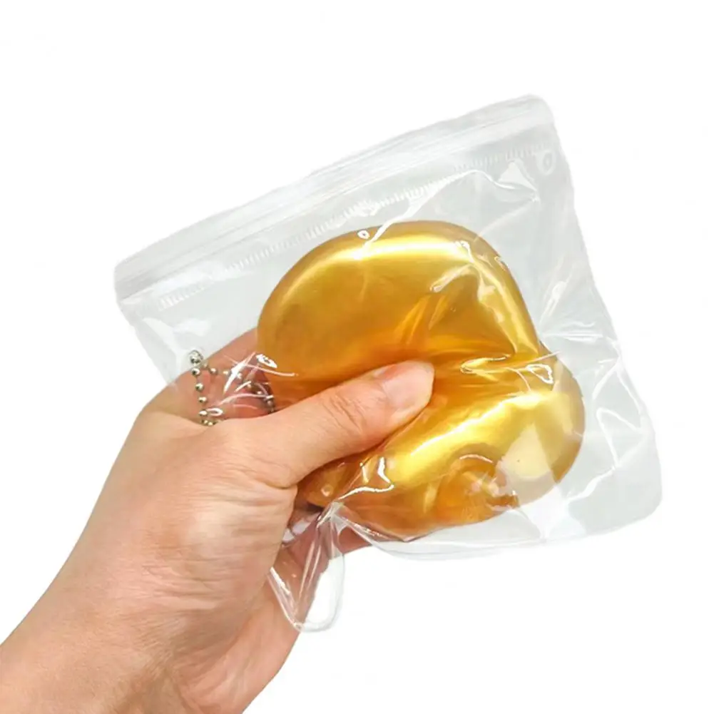 

Hand-sized Fidget Toy Unbreakable Artificial Egg Squeeze Toy for Stress Relief Easter Decoration Soft Rebound for Decompression