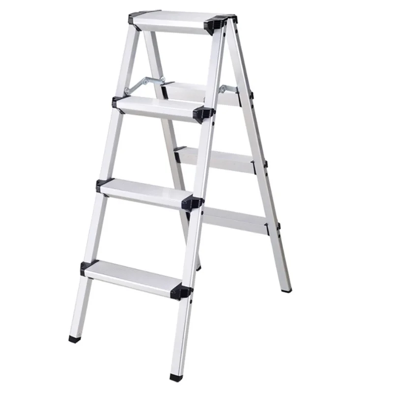 Multifunctional Folding Ladder Aluminum Alloy Telescoping Ladder Two-stage Three-stage Four-stage Household Ladder