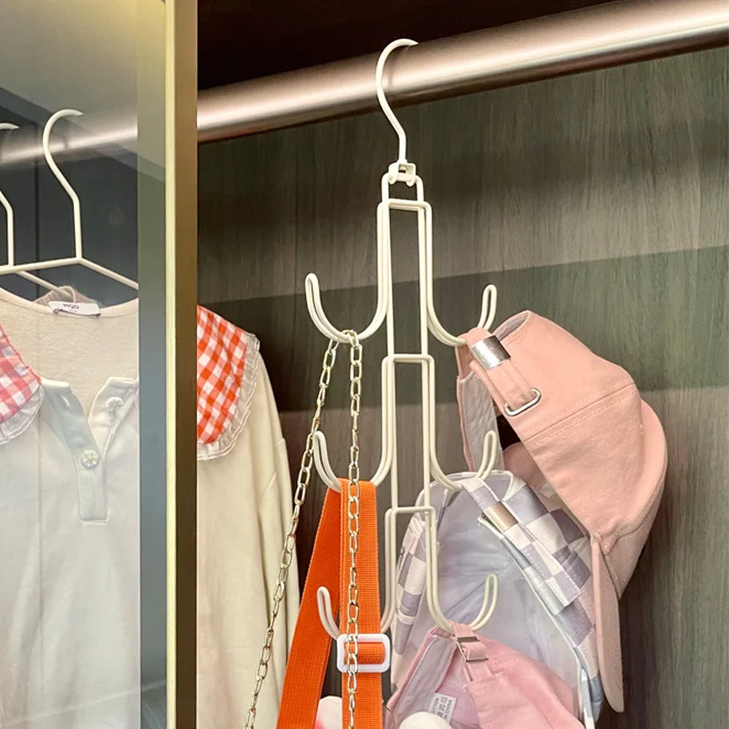 Handbag Storage Hanger Hooks Rotated Clothes Bag Hangers Rack Organizer Bag Hanger Closet Ties Scarf Hanging Rack Closet Hanger