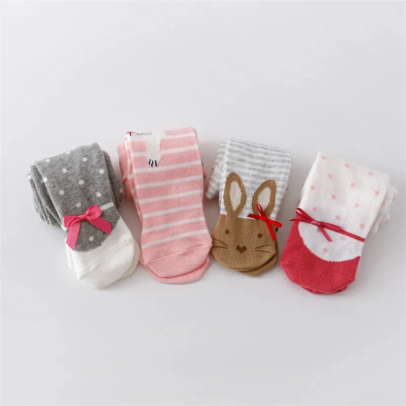 Spring Newborn Baby Girls Tights Knitted Stockings for Girls Cotton  Infant Tights For Girls Casual Toddler Pantyhose 0-12Month