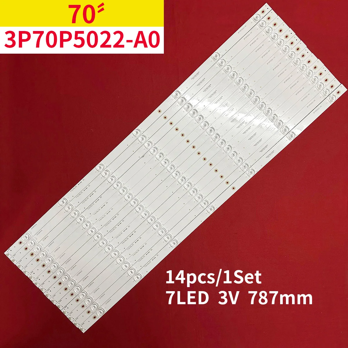 

LED backlight strip 7 lamp For Sharp 3P70P5022-A0 A1 4T-C70AHZA 4T-C70AHNA 4T-C70AHGA 4T-C70AHMA 4T-70N4AA 70A2UM 3P70P5020-A1