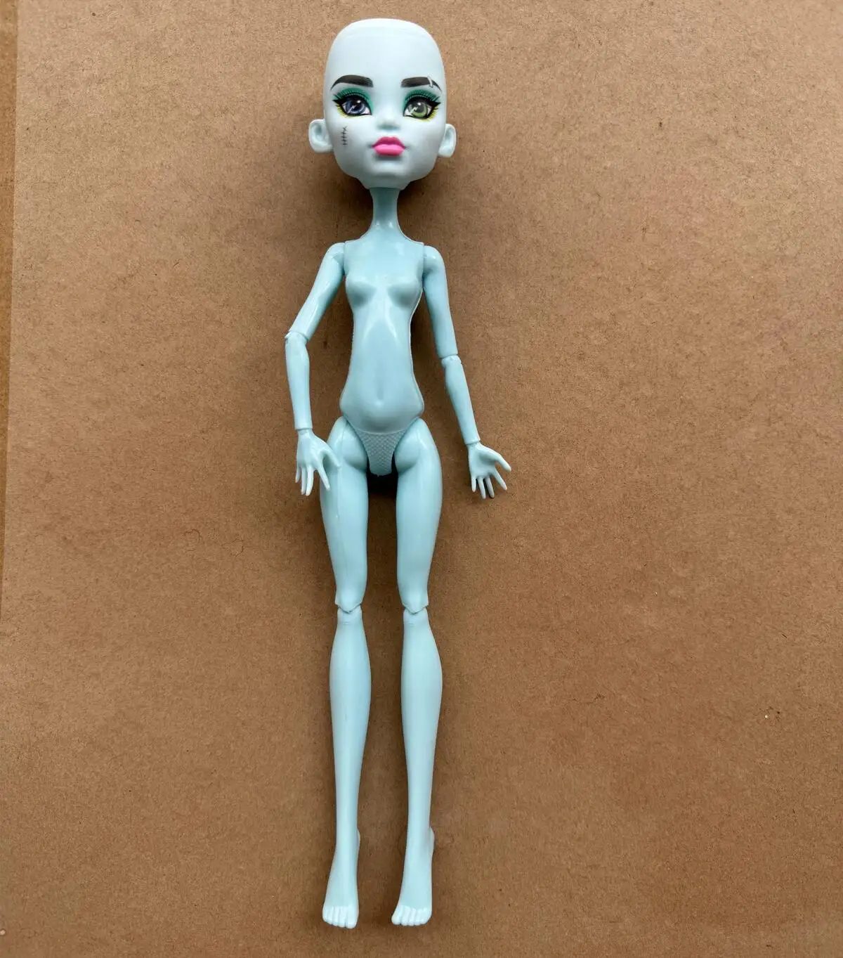 1/6 Scale Blue Brown Skin Tone Monster Doll DIY Replacement Hands And Arms for Collectible Figures - view 3