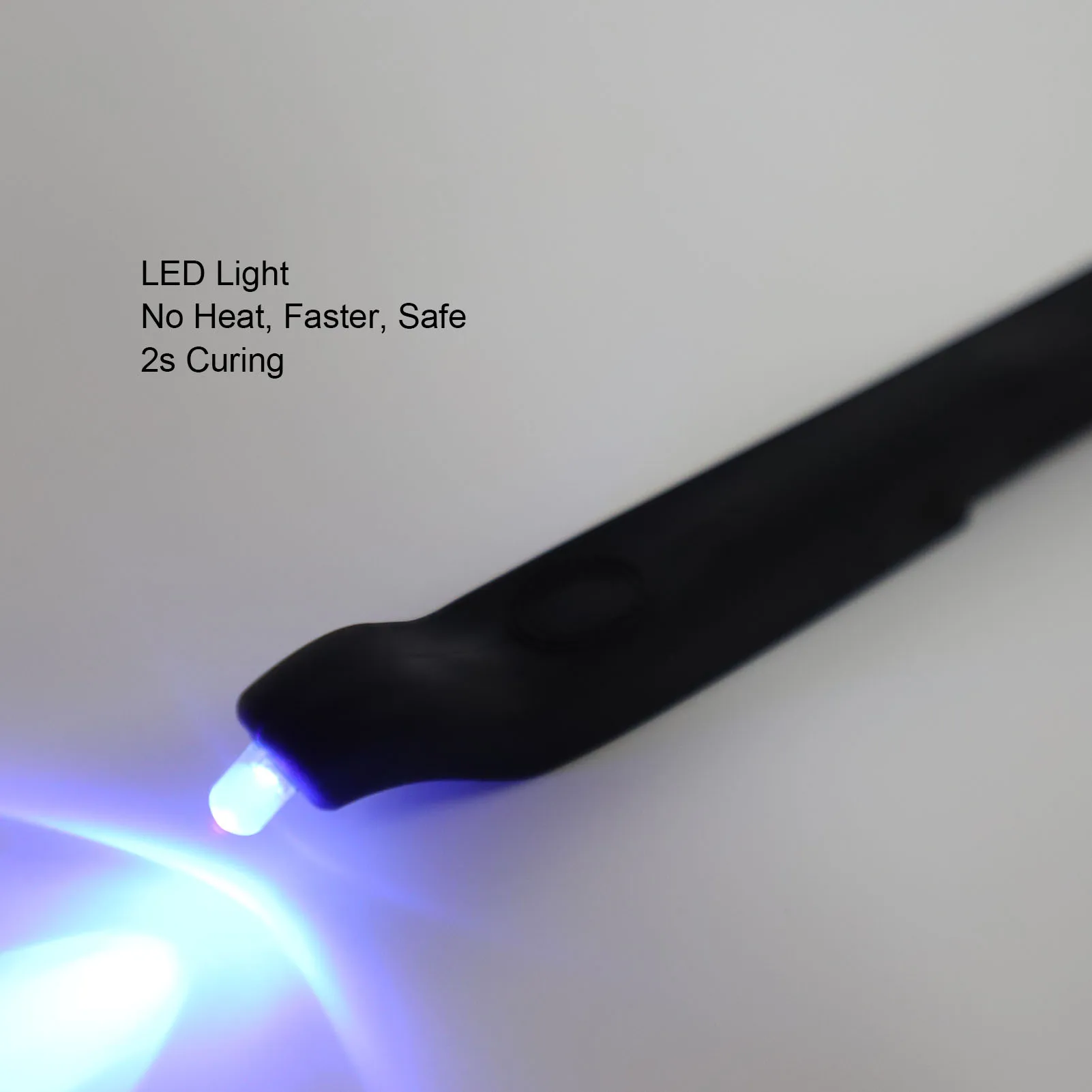 

Rechargeable Ultraviolet UV Tweezers Eyelash Extension Grafting Curing Lamp with Press Switch for Nail Art