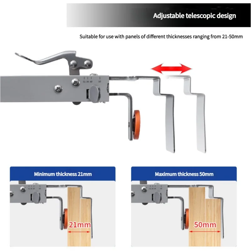 Adjustable Drawer Fixing Clamp Universal  Drawer Fixing Clip Stainless Steel Drawer Front Installation Clamps Woodworking Clamp