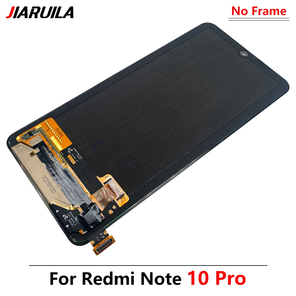 Screen For Xiaomi Redmi Note 10 10s M2101K7AI LCD Display With Touch Screen Digitizer Panel For Redmi Note 10 Pro 5G