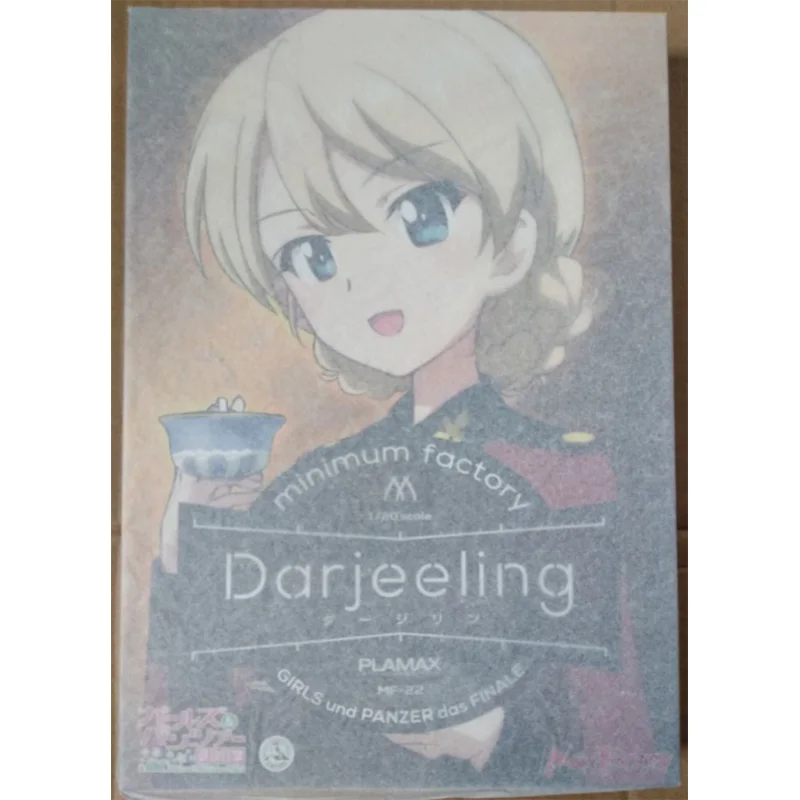 Original GIRLS Und PANZER Model Kit Anime Figure Darjeeling 1/20 Action Figures Collectible Ornaments Toys Gifts for Kids Dolls