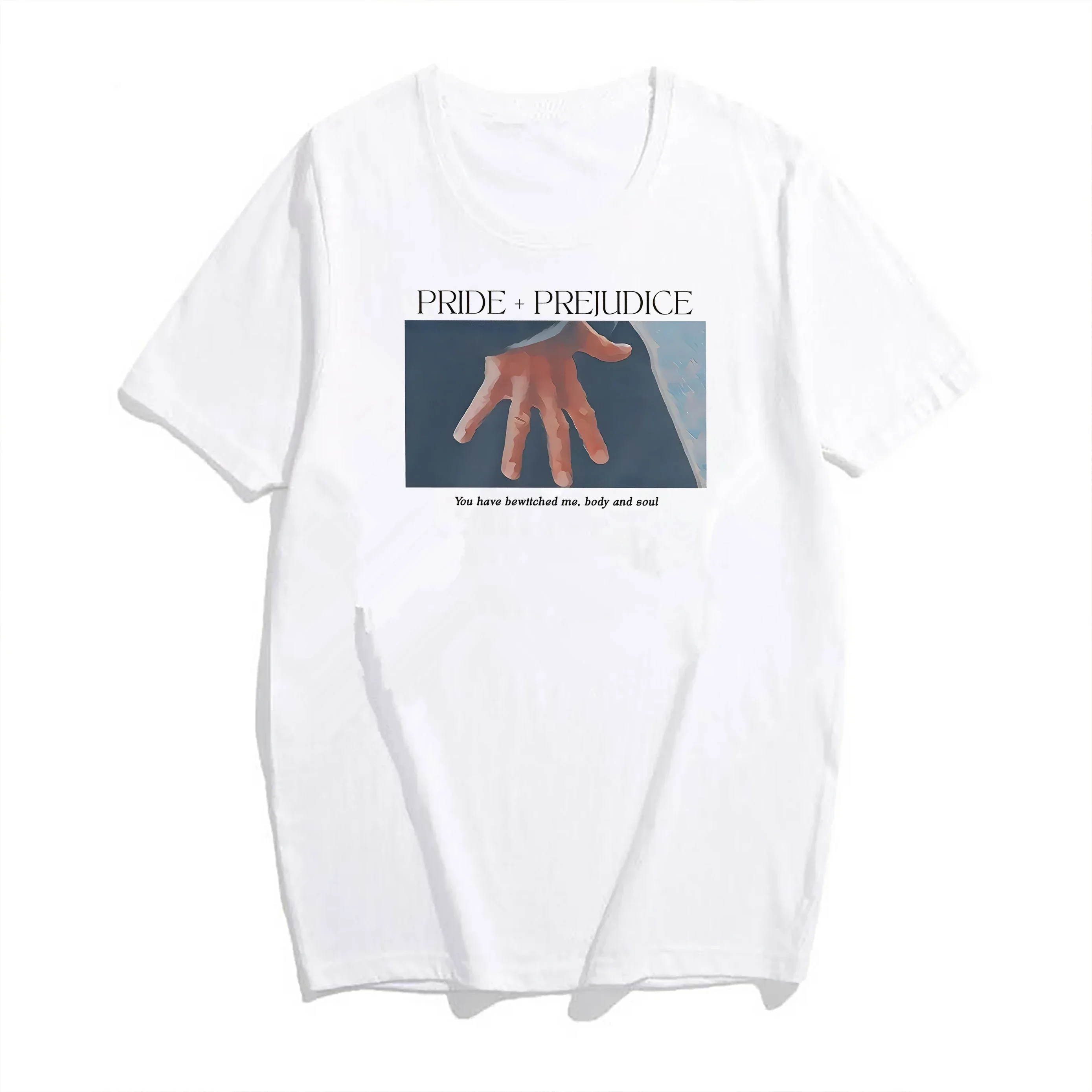 Elizabeth Bennet Shirt Bookish Tee  Funny Casual Shirt Pride and Prejudice Hand Flex Scene Shirt Fitzwilliam Darcy Short sleeved