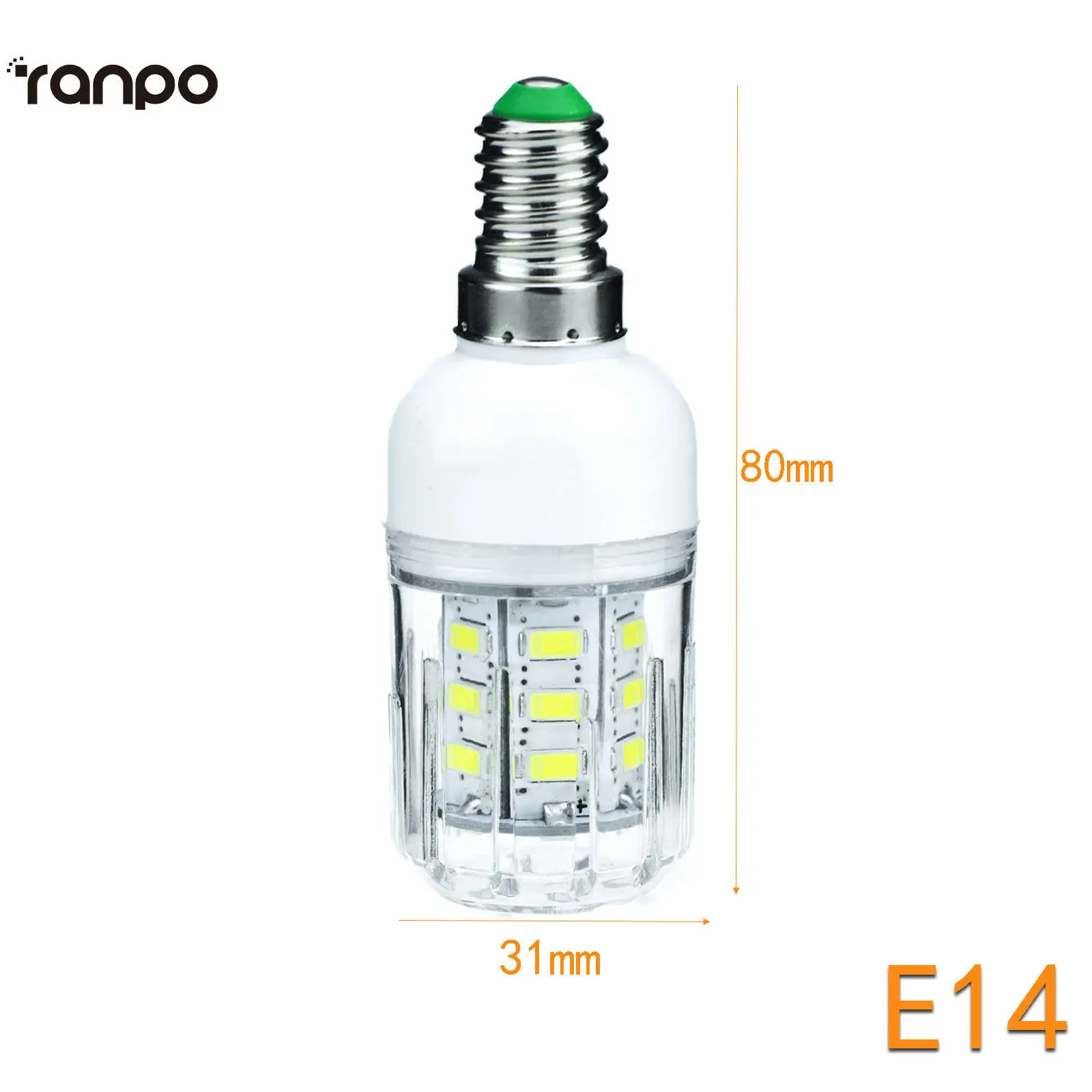 Hot E27 E14 7W LED Corn Light Bulbs DC2V DC24V Luce LED Screw Base Neutral White Lamps 360 Ray For Home Lighting Decoration