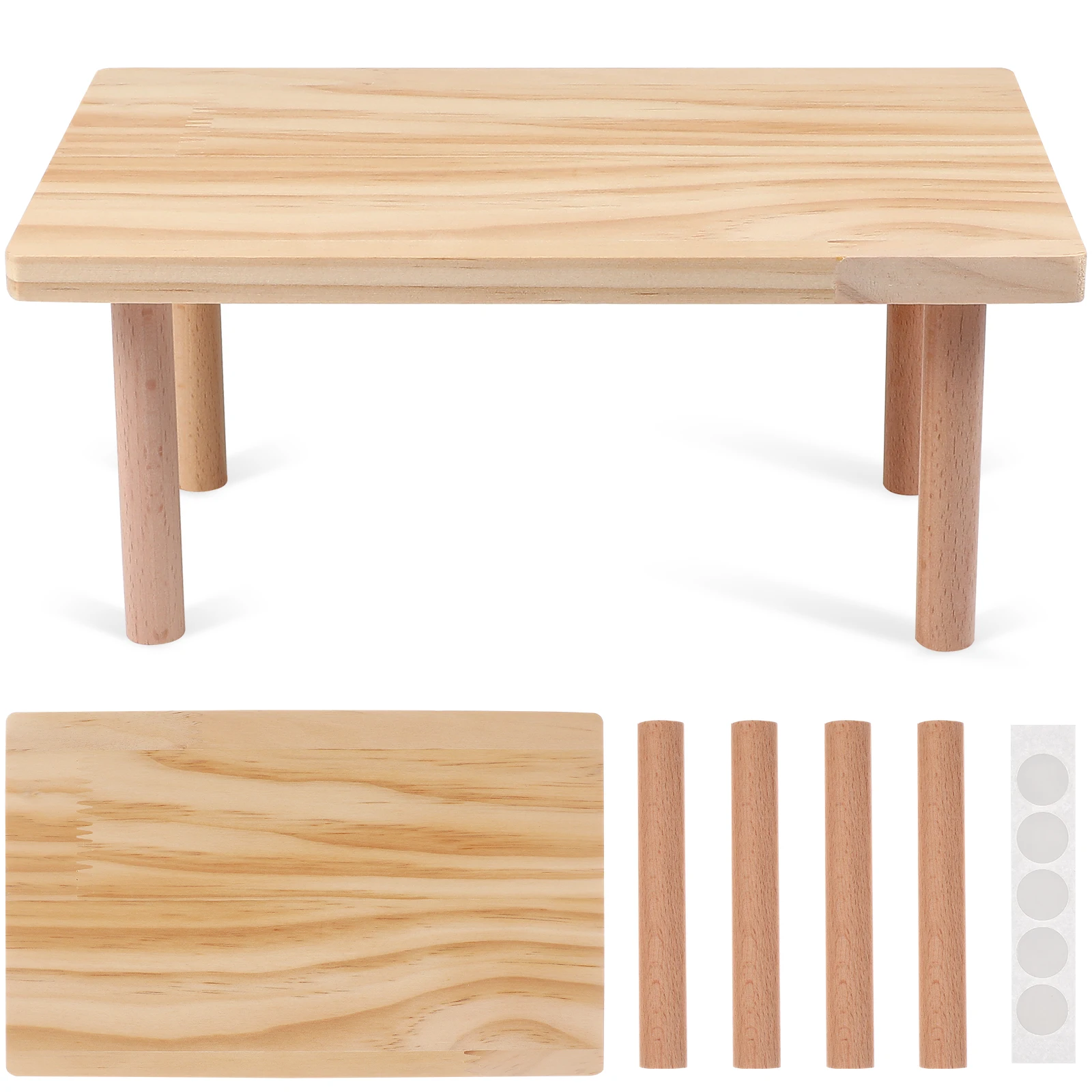 منصة لعب الهامستر الخشبية ملحقات قفص غطى بالرمل الطبيعي للحيوانات الأليفة الصغيرة لتسلق الراحة ومخبأ الملعب للهامستر