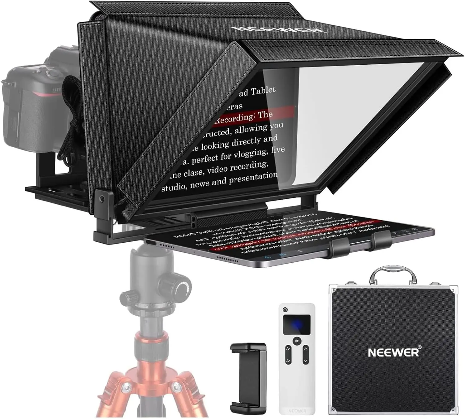 NEEWER 2in1 テレプロンプター 11インチ Windows/MacOS対応