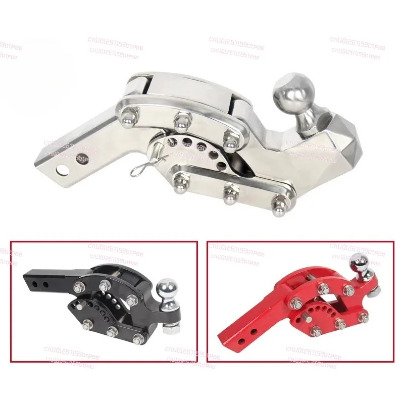 

Adjustable Stainless Steel Tow Hook Adjustable Arm Tiger Head Rear Trailer Hitch for Vehicle