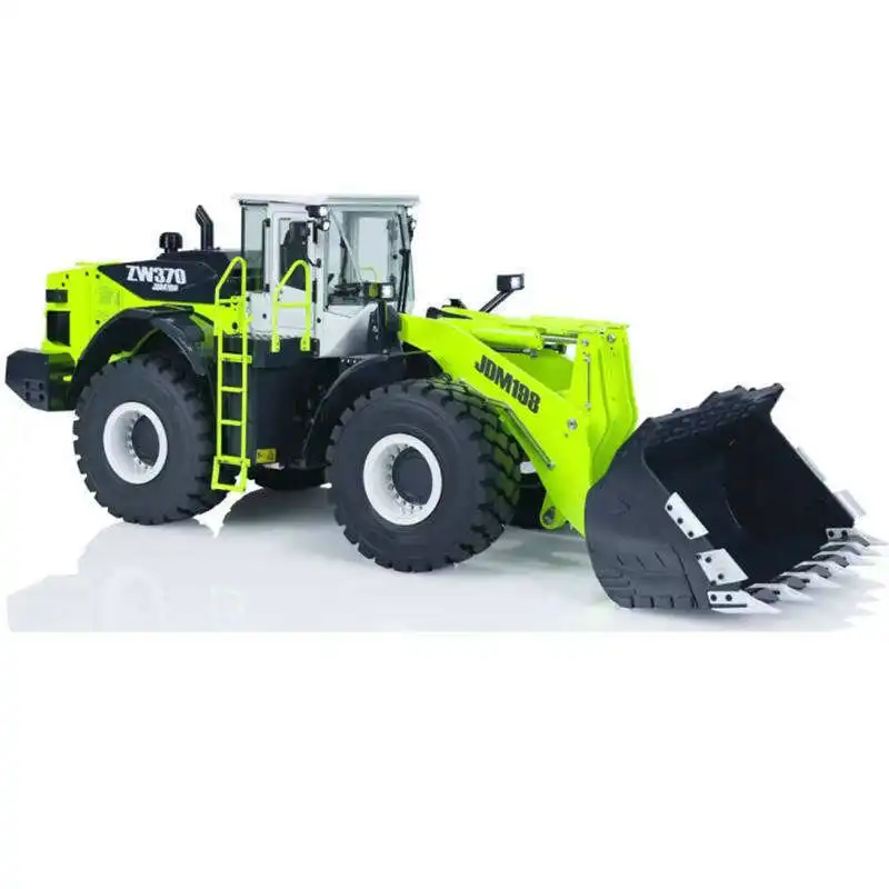 RC Hydraulic Loader Model ZW370, Remote Control Simulation Forklift Shovel Engineering Vehicle Toy, Kids Construction Hobby Mode