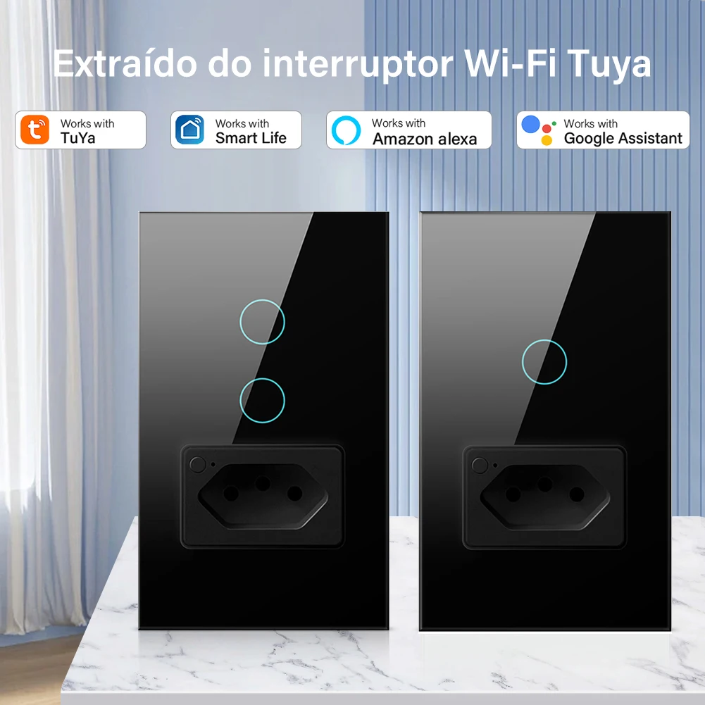 

Смарт-розетка настенная с поддержкой Wi-Fi и управлением через приложение