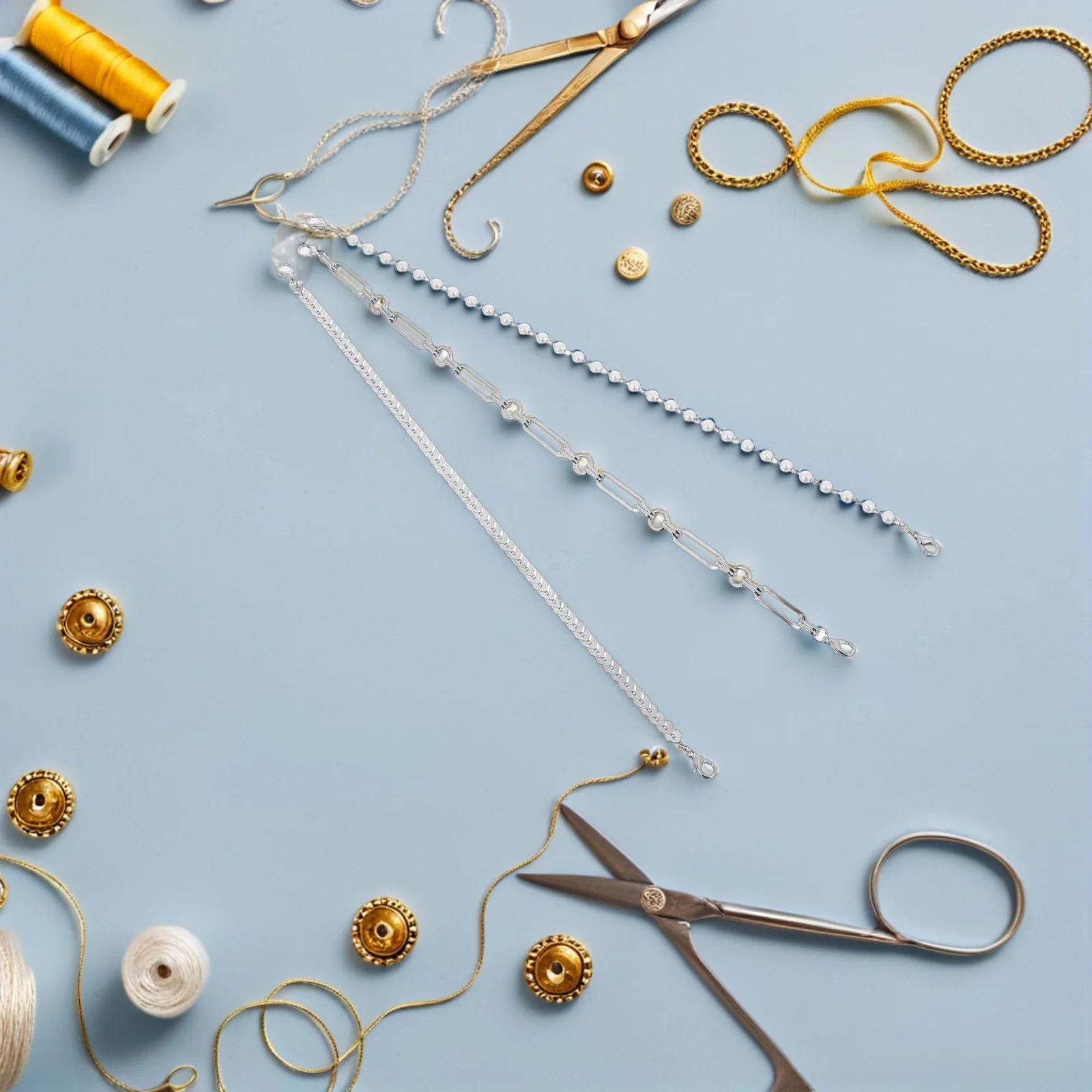 3 قطعة سلاسل قبعة الصيف انفصال المعادن اللؤلؤ النساء قبعة سحر خفيفة الوزن قابل للتعديل للخارجية يندبروف سائق شاحنة قبعة بيسبول