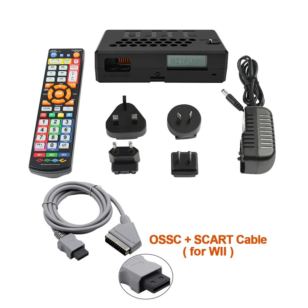 BitFunx OSSC V1.8 Open Source Scan Converter HDMI Adapter Converter Voor PS2/Nintendo 64/PC Motor/Seag Saturn Retro Game Console