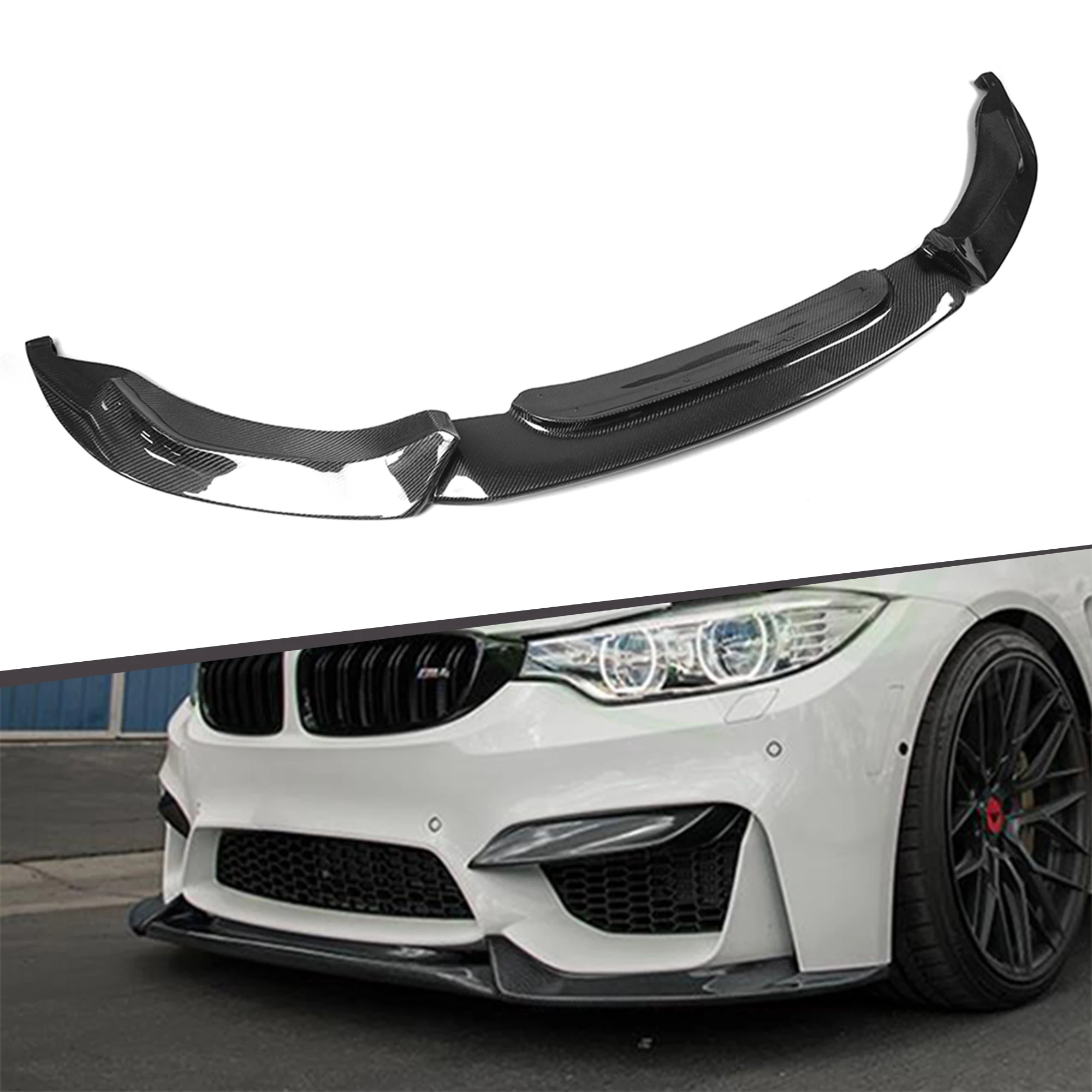 

Vrs Style Front Bumper Bodykit Carbon Fiber Front Bumper Lip for F80 F82 F83 M3 M4 2014-2019