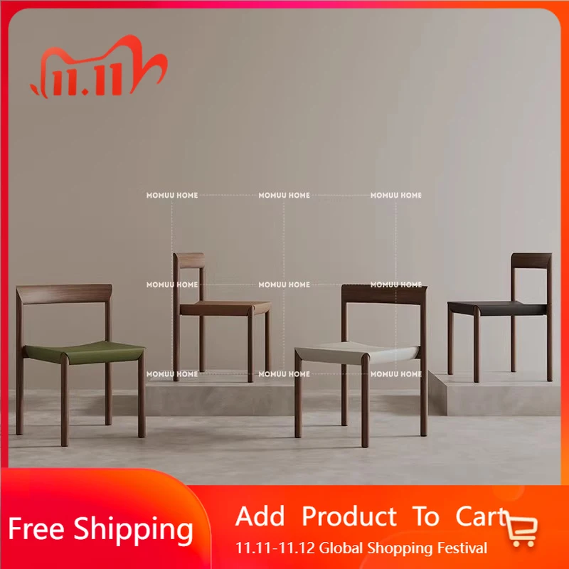 

Salon Unique Dining Chair Trendy Shower Study Nordic Luxury Compact Makeup Dining Chairs Aesthetic Stoel Living Room Furniture