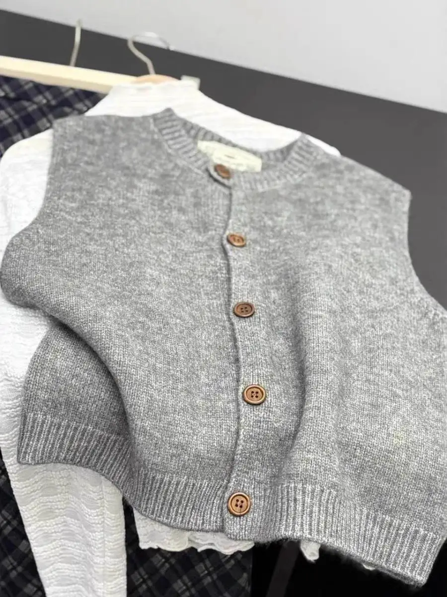 ay-round-ne-svel-knitted-vest-women's-loose-slimming-oulder-pad-outerwear-sweater-ear-cover-casual-sle