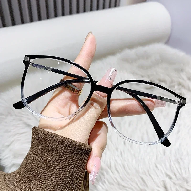 Luxuriöse Fernsicht-Lesebrille für Damen, blaues Licht blockierende Computerbrille, neue trendige Cat-Eye-Brille für Damen und Herren – Detail 7