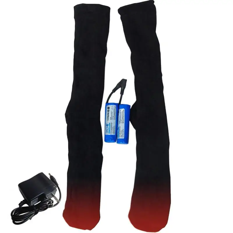 

Electric Socks 3.7V Warm Winter Socks Stretchy Battery Operated Washable Rechargeable Heated Ski Socks For Outdoor Riding