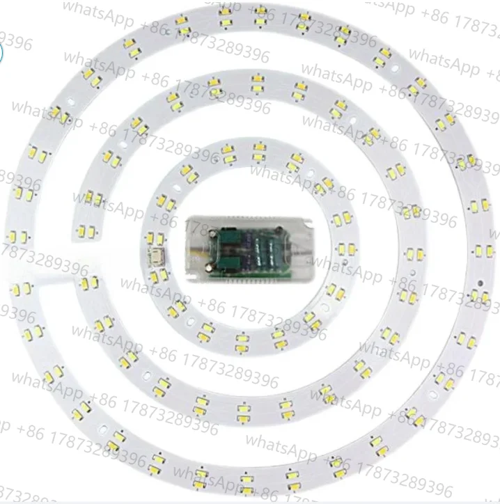 LED Ceiling Lamp Transformation Panel Lamp Strip Lamp with Three Color Remote Control Electrodeless Dimming Chipp
